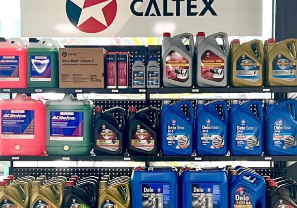 Caltex lubricants for sale in Geelong diesel mechanic shop