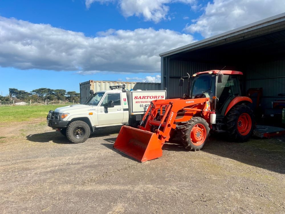Sartori's Mechanical Services agricultural machinery service and repair in Anakie
